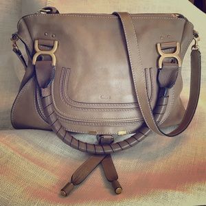 Chloe Medium Marcie Leather Satchel